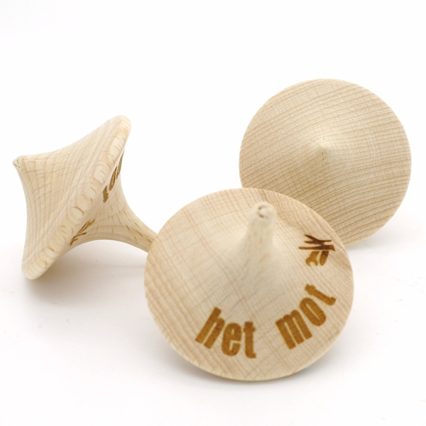 Wooden spinning top - 70% PEFC